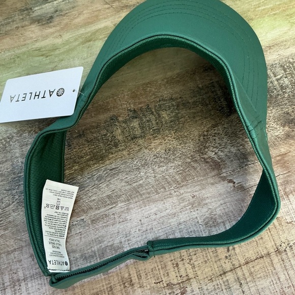Athleta Teal Women Running Exercising Summer Visor Hat NWT - Picture 2 of 5
